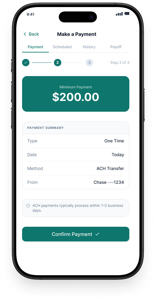 Mobile payment confirmation step